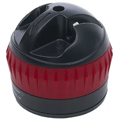 Aiguiseur couteau double position rouge et noir
