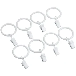 Anneau à pince blanc x8