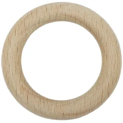 Anneau de rideau en bois certifié FSC® naturel Ø42 mm x10
