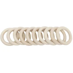 Anneau de rideau en bois certifié FSC® naturel Ø56 mm x10