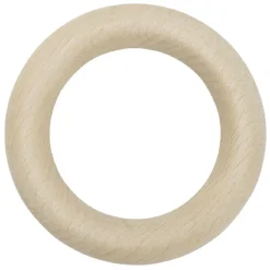 Anneau de rideau en bois certifié FSC® naturel Ø56 mm x10