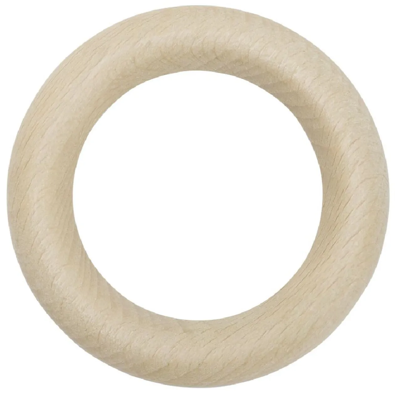 Anneau de rideau en bois certifié FSC® naturel Ø56 mm x10