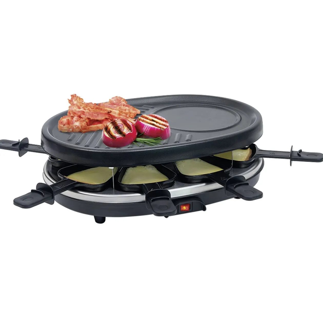 Appareil à raclette grill 8 personnes 900W