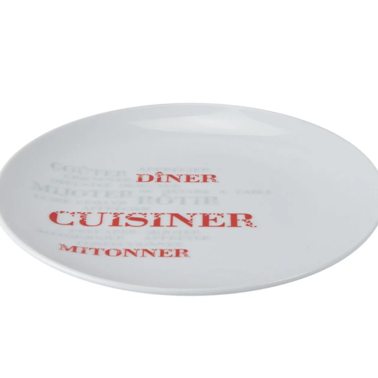 Assiette à dessert interactive