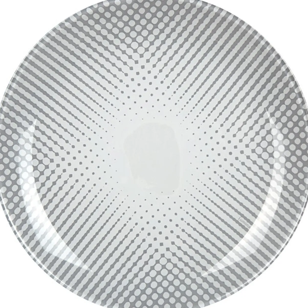 Assiette à dessert Luminarc gris Funky Dots