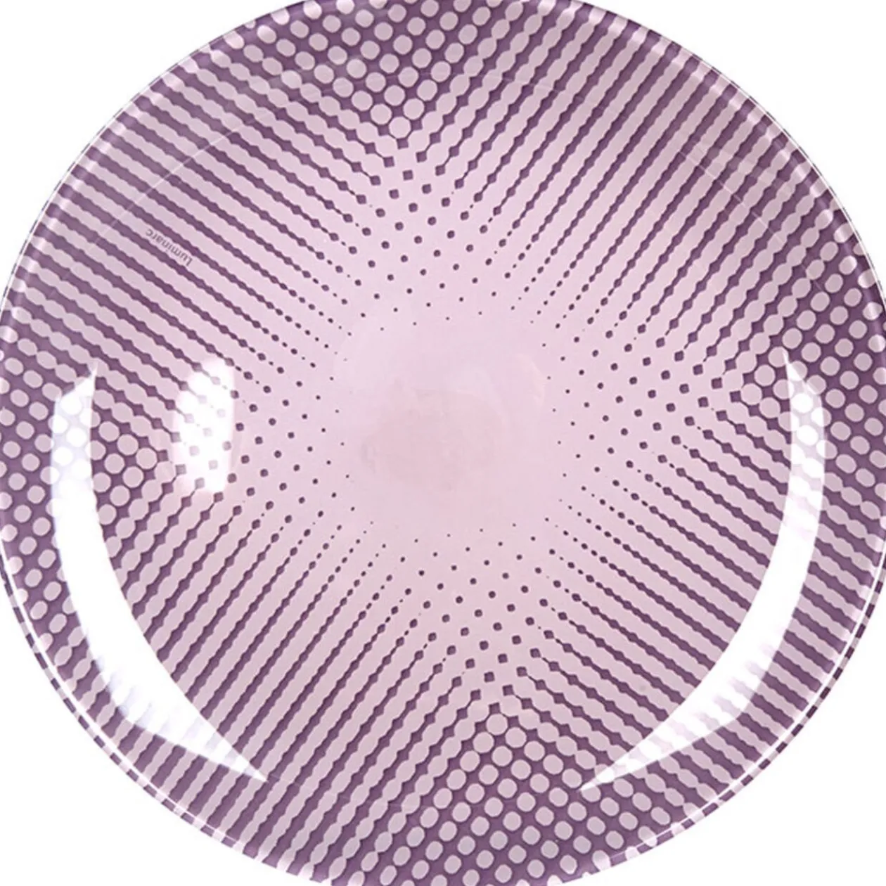 Assiette à dessert Luminarc violet Funky Dots