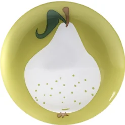 Assiette à dessert Luminarc design fruit gris vert