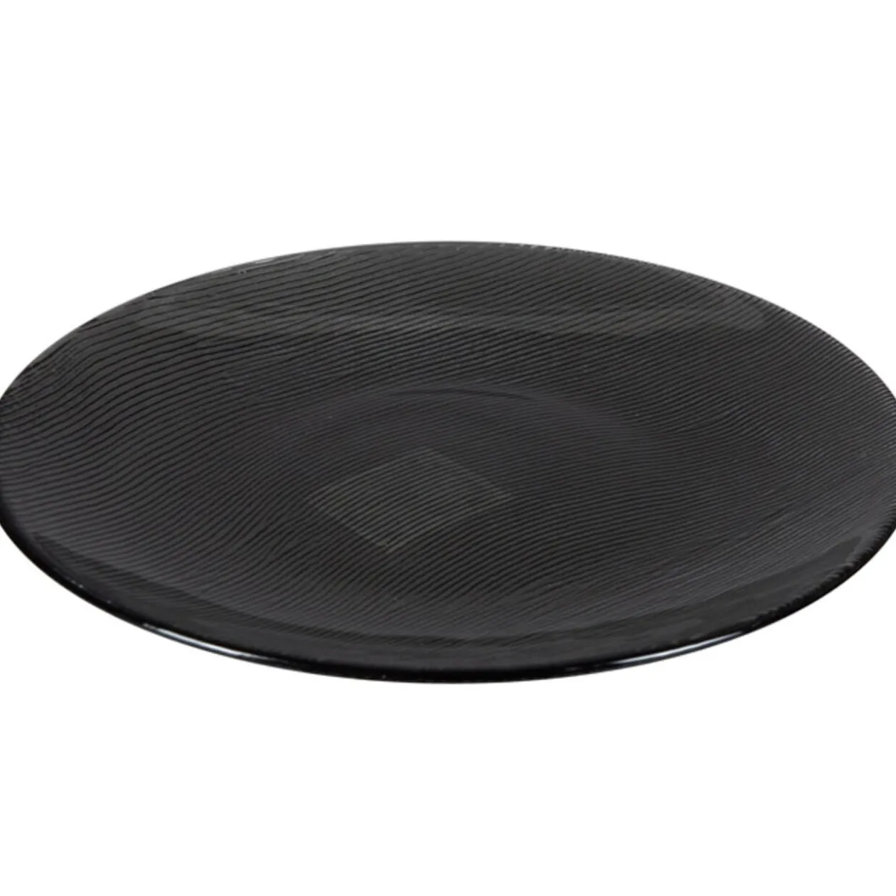 Assiette à dessert noire