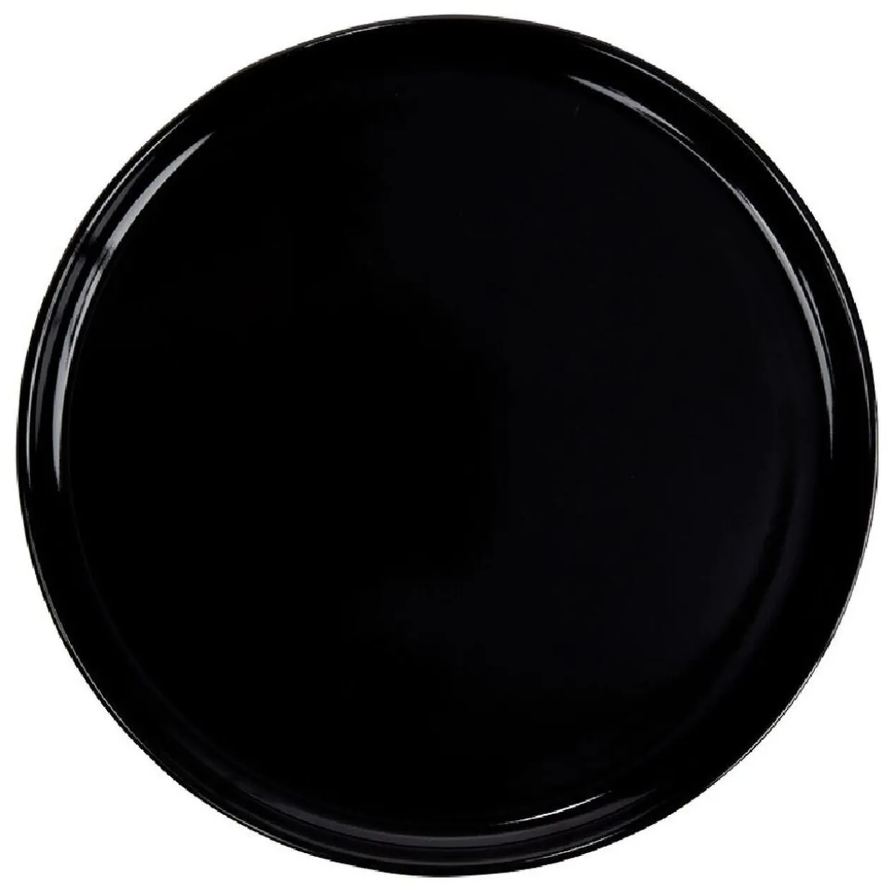 Assiette à dessert ronde Nordic porcelaine noir