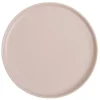 Assiette à dessert ronde Nordic porcelaine rose