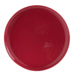 Assiette à dessert ronde Oslo rouge