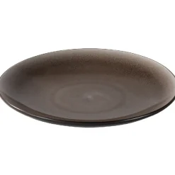 Assiette à dessert taupe