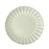 Assiette à dessert Venise en faïence verte Ø20cm
