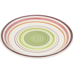 Assiette au motif bayadere