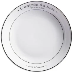 Assiette creuse Le plat du jour