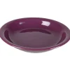 Assiette creuse ronde violette