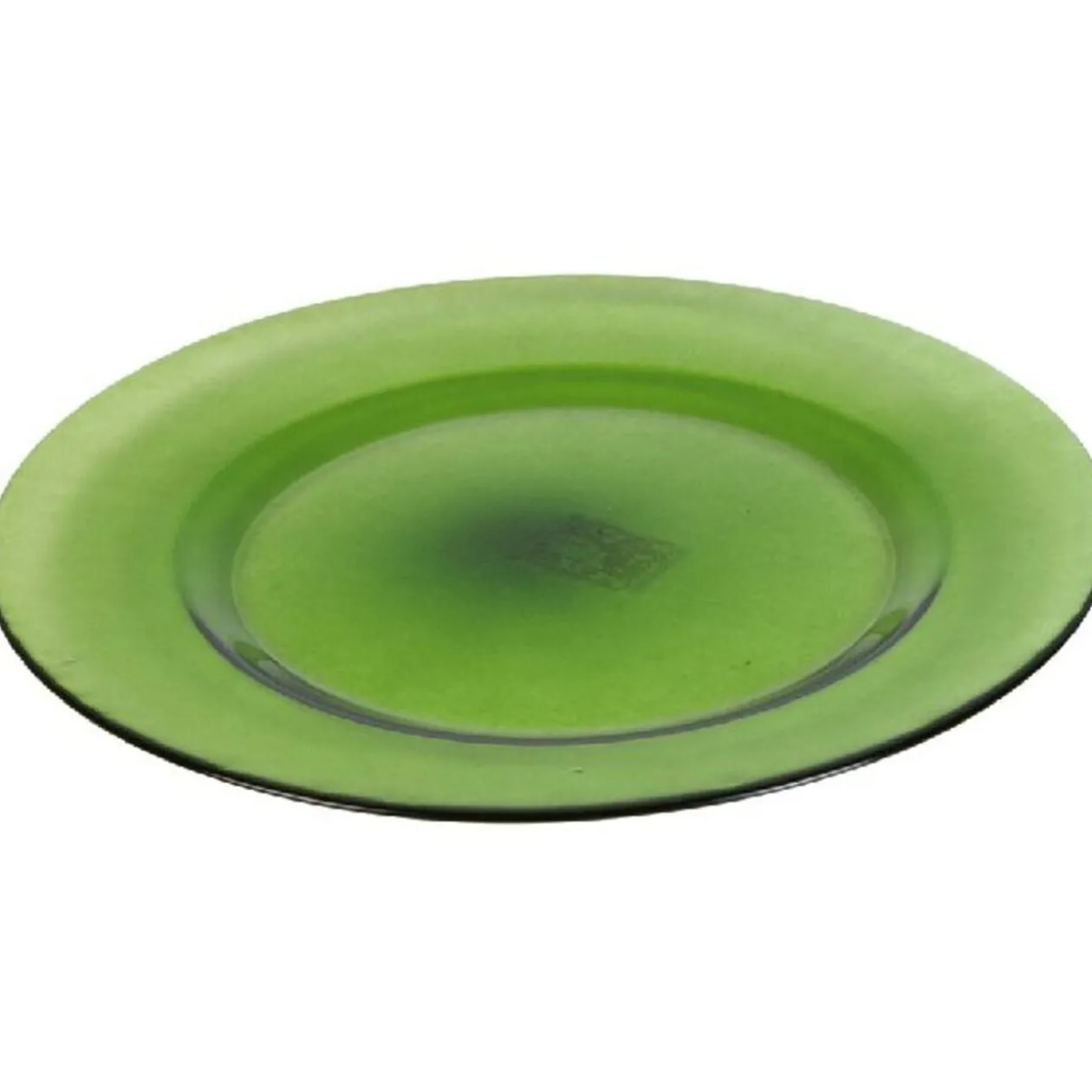 Assiette de présentation verte