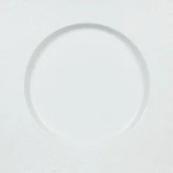 Assiette plate blanche carrée