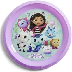 Assiette plate enfant Gabby et la Maison Magique plastique Ø21cm