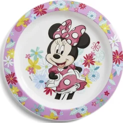 Assiette plate enfant Minnie Mouse plastique Ø22cm