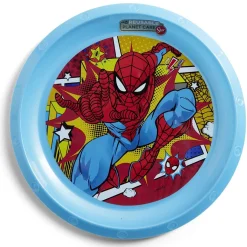 Assiette plate enfant Spiderman plastique Ø21cm
