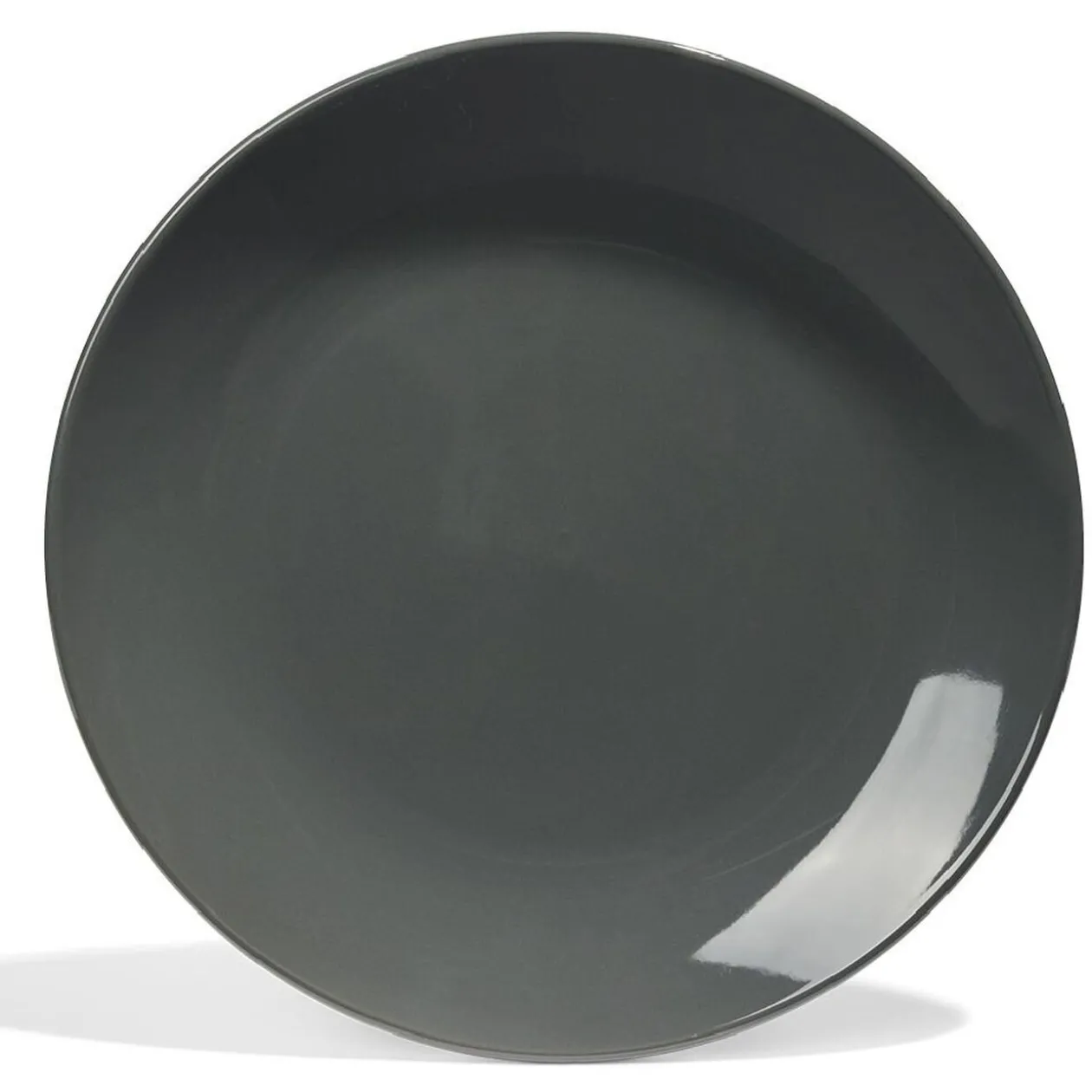 Assiette plate Madrid Ø27cm faïence grise
