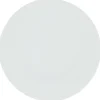 Assiette plate ronde blanche
