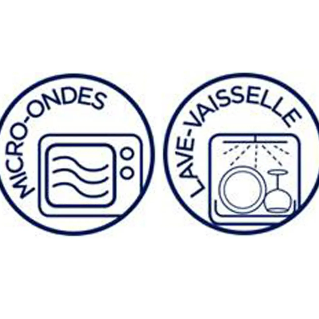 Assiette plate ronde Luminarc bleu ciel Zana