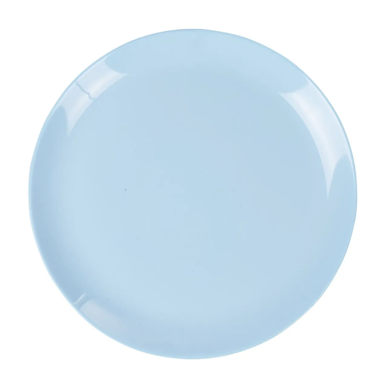 Assiette plate ronde Luminarc unie bleu clair Diwali