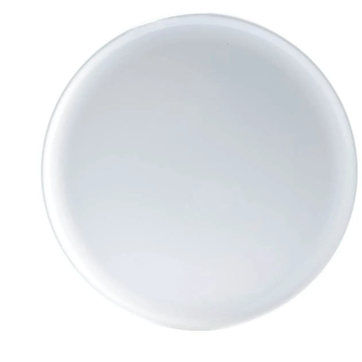 Assiette plate ronde Oslo blanche