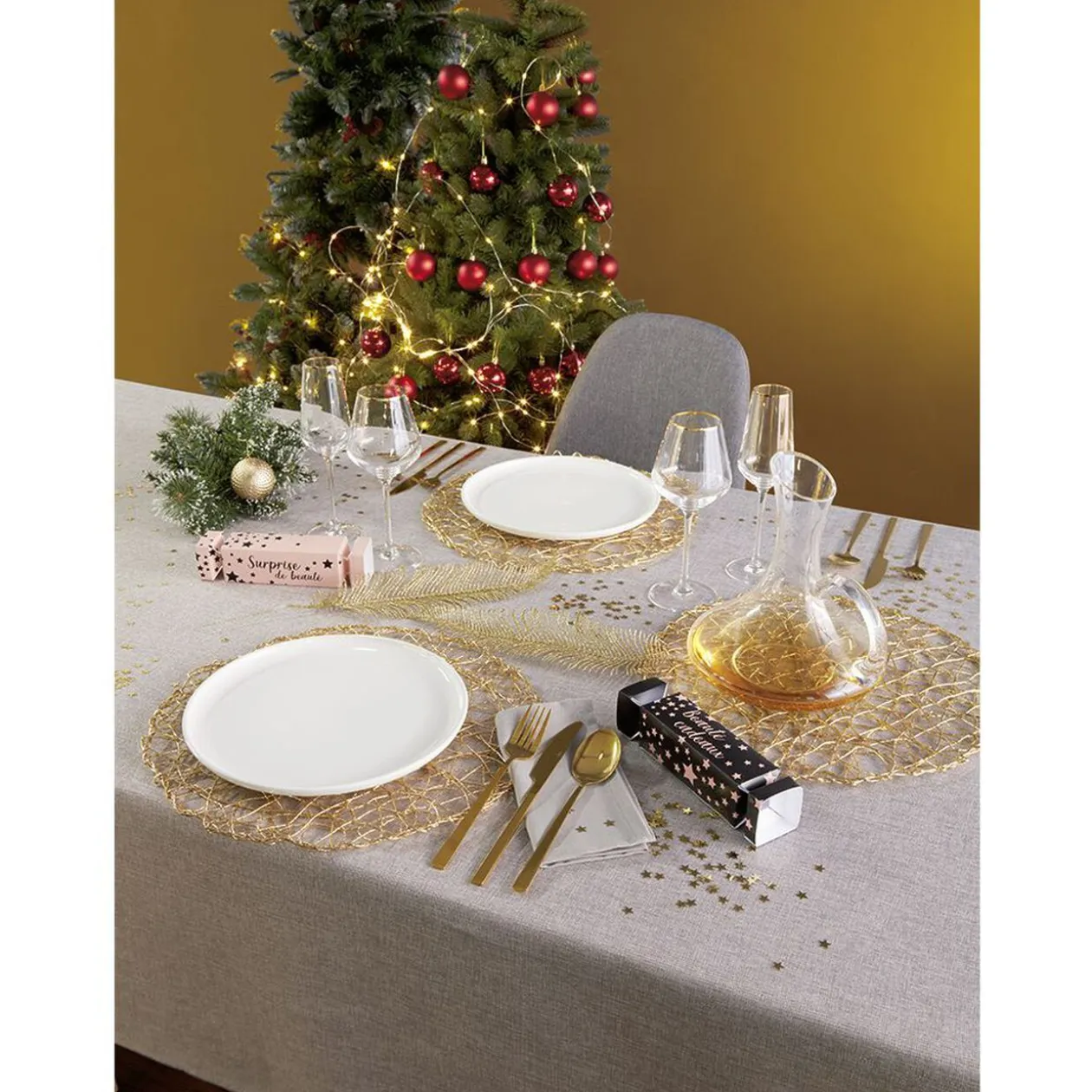 Assiette plate ronde Oslo blanche