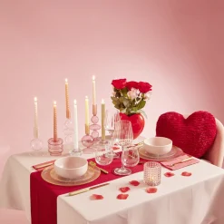 Assiette plate ronde verre transparent rebord doré Ø28cm