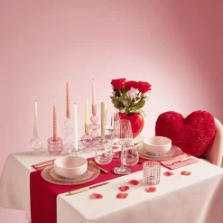 Assiette plate ronde verre transparent rebord doré Ø28cm