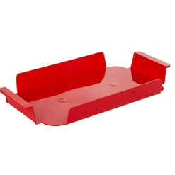 Bac à glaçons avec support 32 compartiments rouge