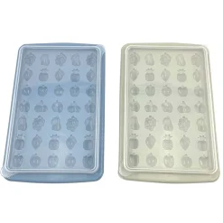 Bac à glaçons forme fruit avec réservoir et pelle