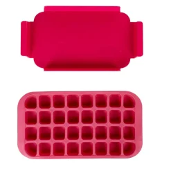 Bac à glaçons rose 32 compartiments