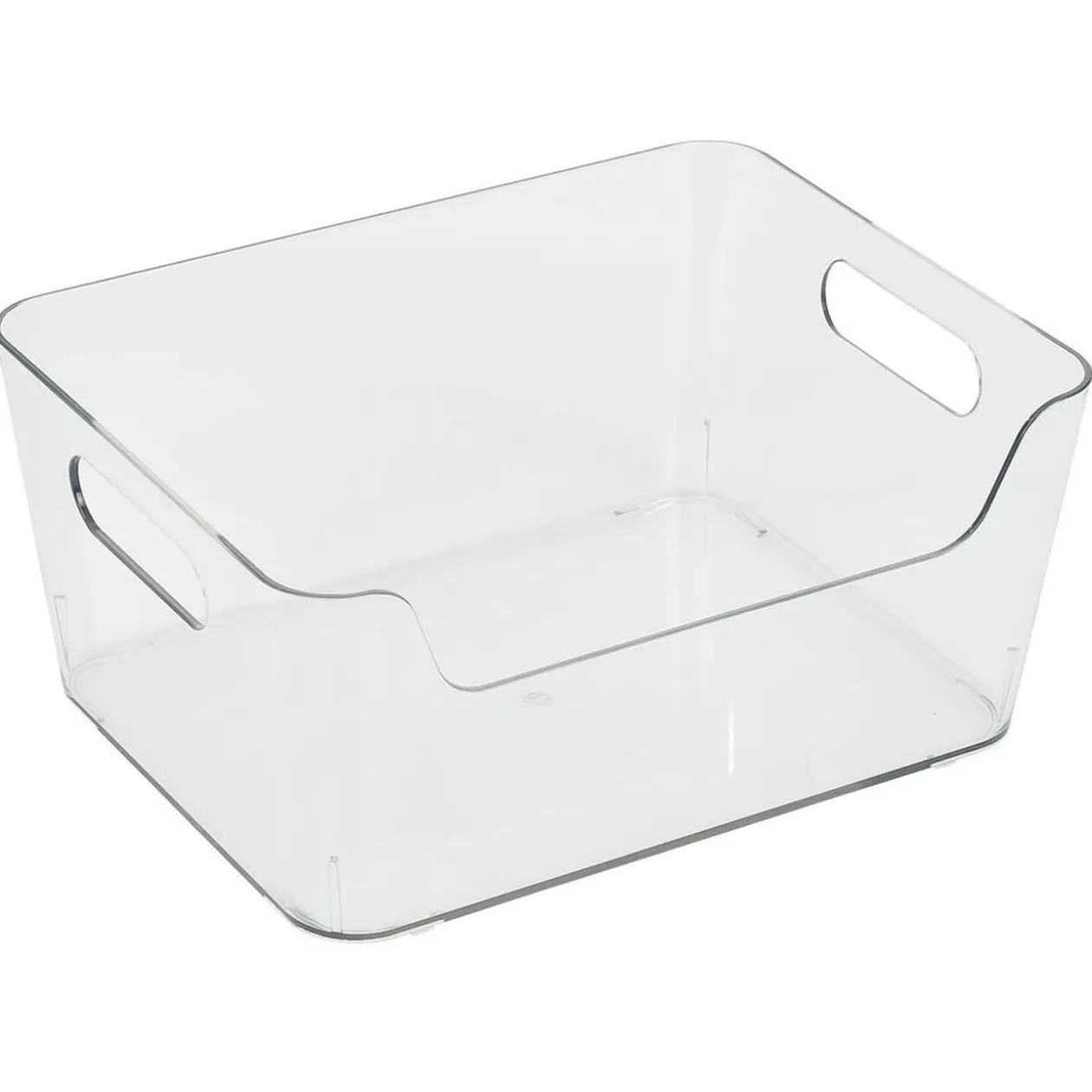 Bac rangement frigo 3,5L plastique transparent 22,4x17,3xH10cm