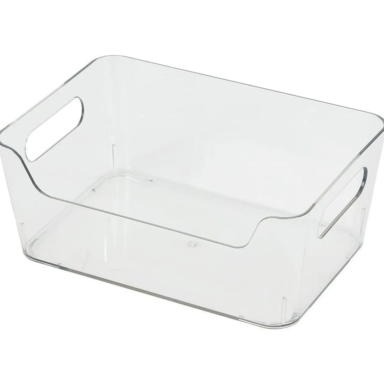 Bac rangement frigo 2L plastique transparent 20,5x14xH8,5cm