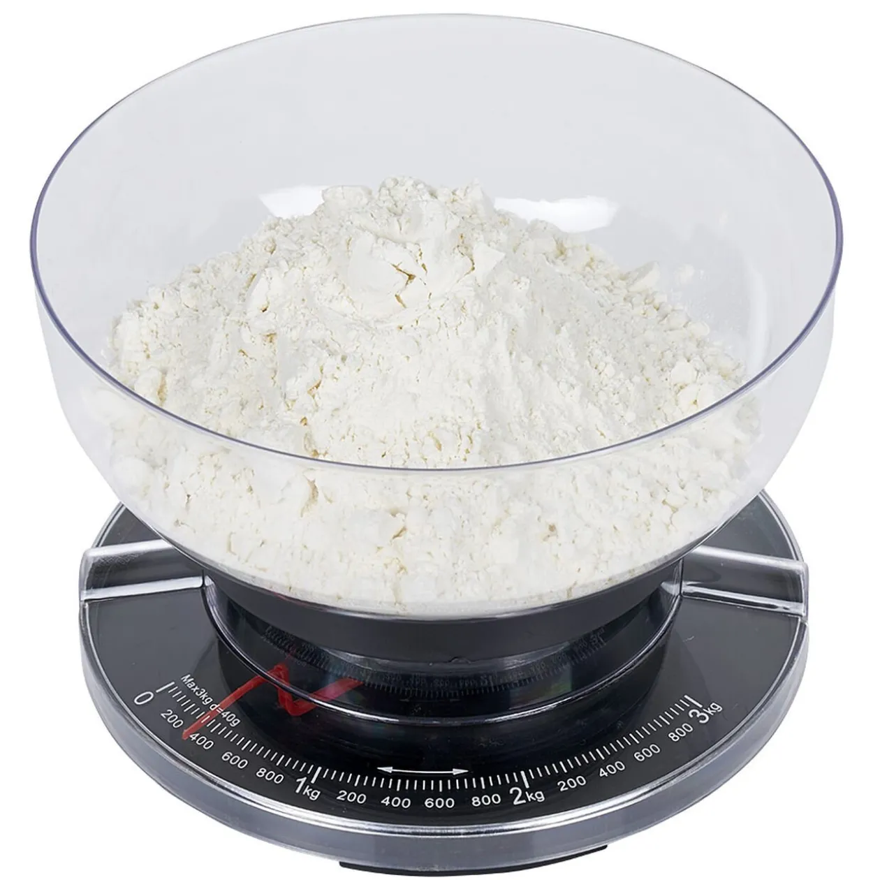 Balance de cuisine manuelle avec bol amovible