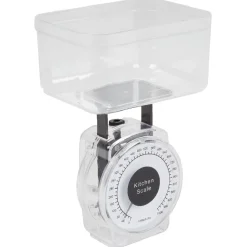 Balance de cuisine mécanique 1 kg noir transparent