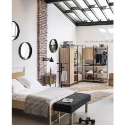 Banc Heather manguier et noir