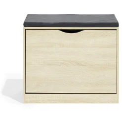 Banc range-chaussures Krys naturel 60x30xH51cm