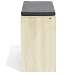 Banc range-chaussures Krys naturel 60x30xH51cm