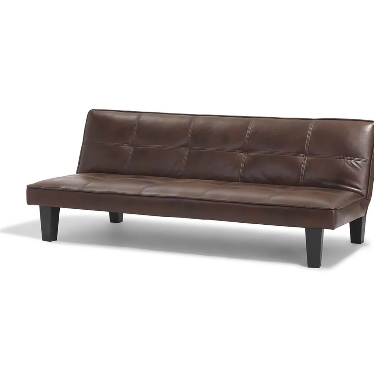 Banquette convertible Mike marron 3 personnes