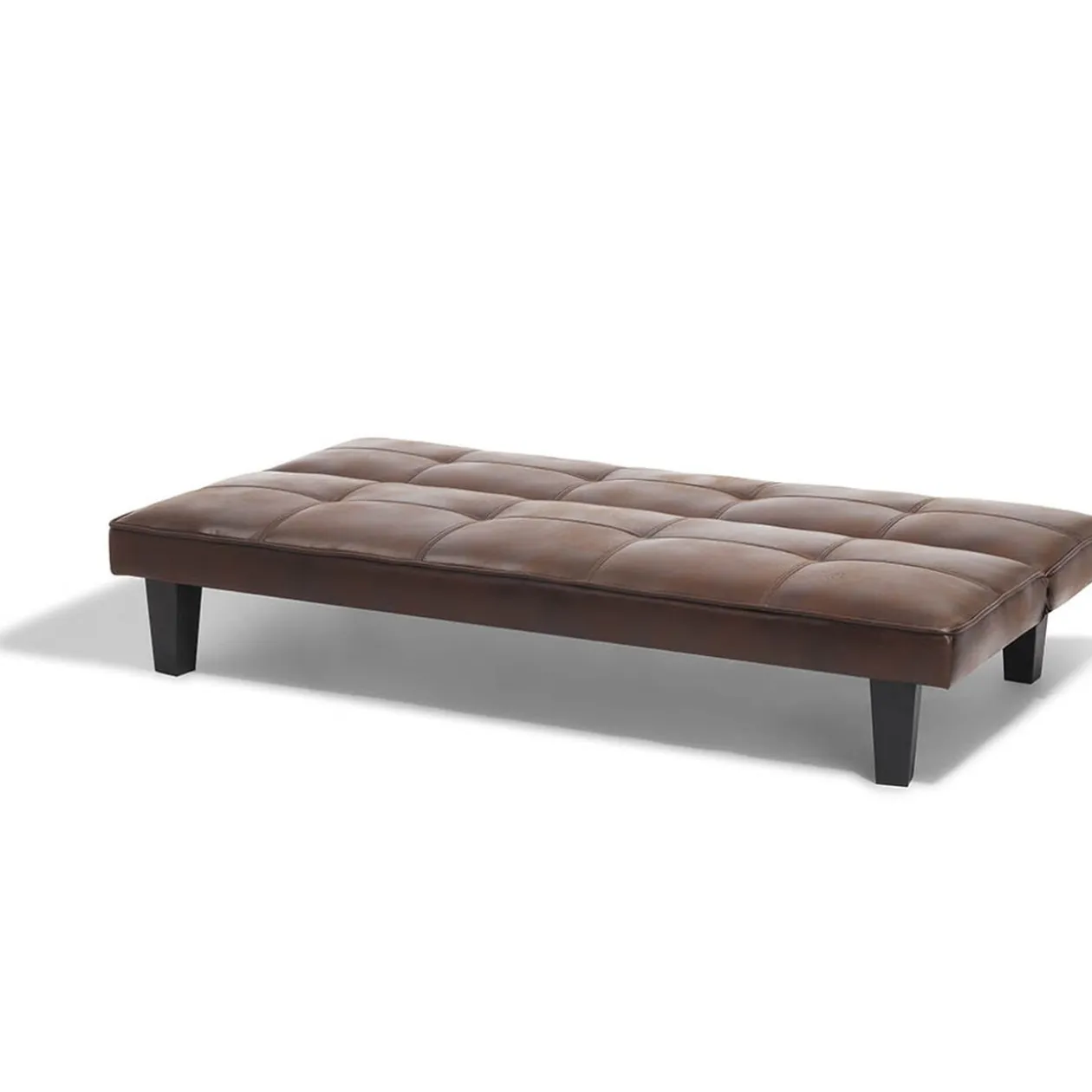 Banquette convertible Mike marron 3 personnes
