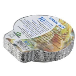 Barquettes coquilles St Jacques aluminium x10