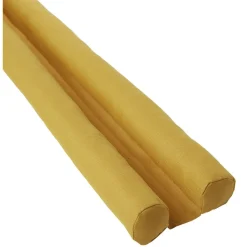 Bas de porte double Ø5xL90cm polyester jaune