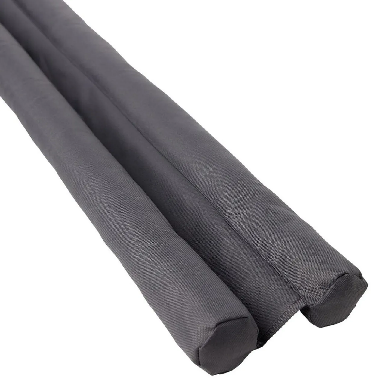 Bas de porte double Ø5xL90cm polyester gris
