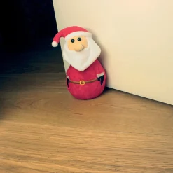 Bloc porte butoir Père Noël rouge et blanc