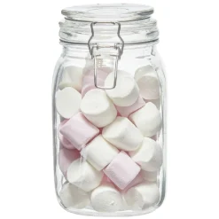 Bocal alimentaire transparent 1,5 L